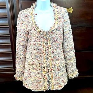 Boston Proper knit sweater jacket 4